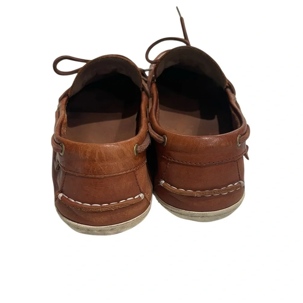 Cole Haan Men’s Road Trip Weekender Boat Dock Shoe Loafers SZ 12 Cognac Brown